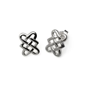Silver Celtic Maze Earrings