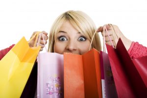 Woman Shopping with Bags