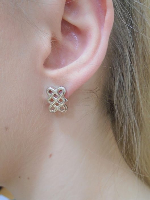 Celtic stud earring